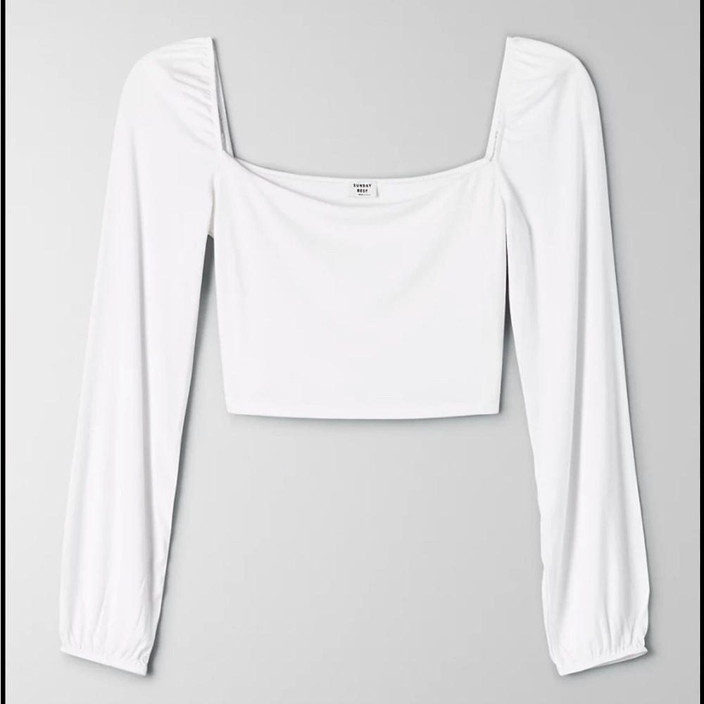 Sunday Best Cropped Longsleeve - Cream